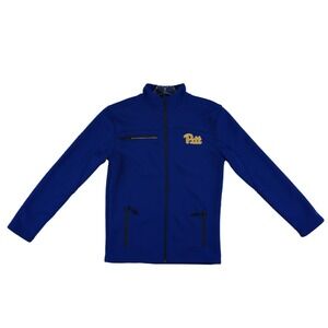 Colosseum NCAA‎ Pitt Panthers Jacket Men's Size Small Blue Full Zip Pockets